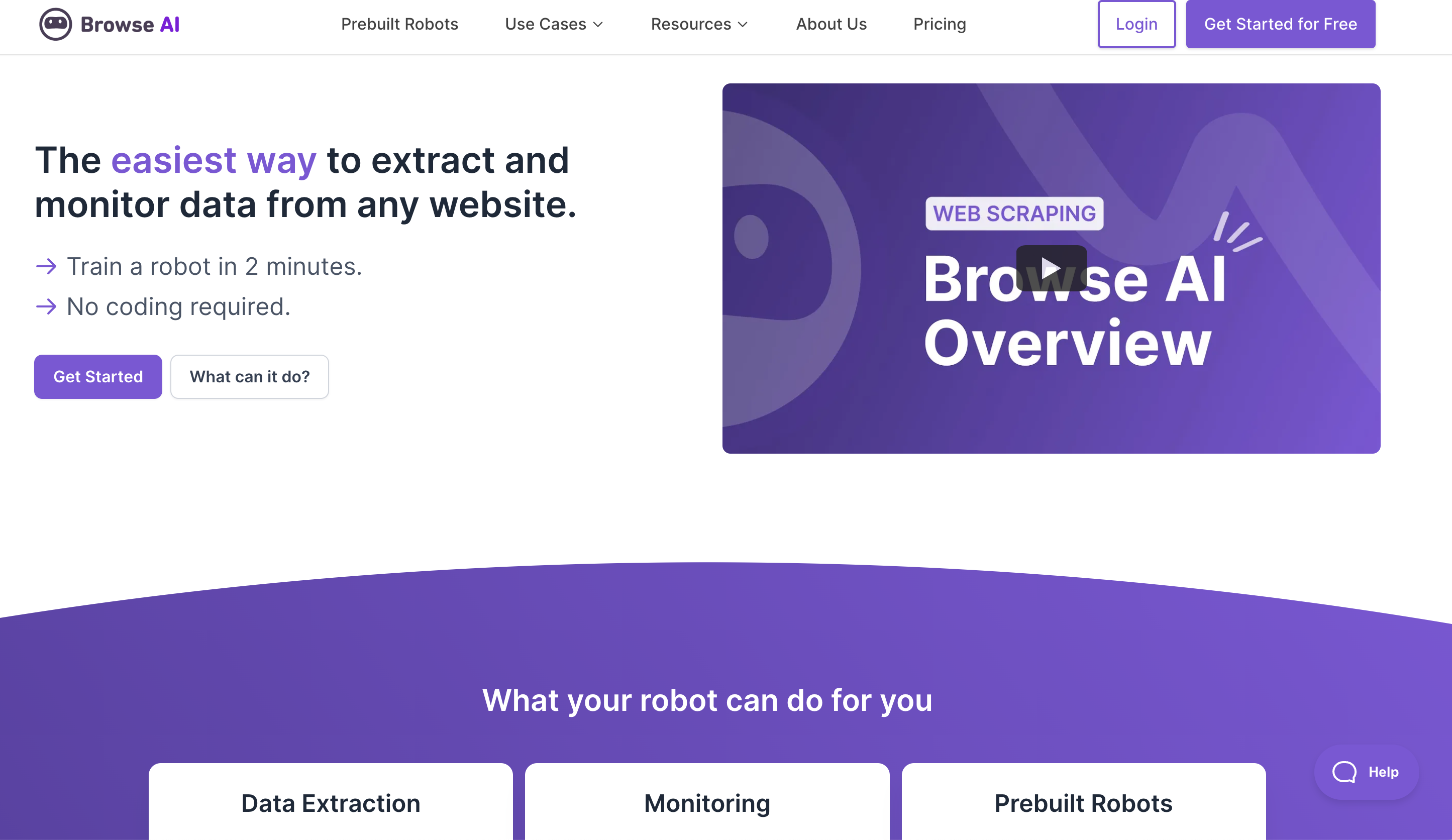 Browse AI screenshot