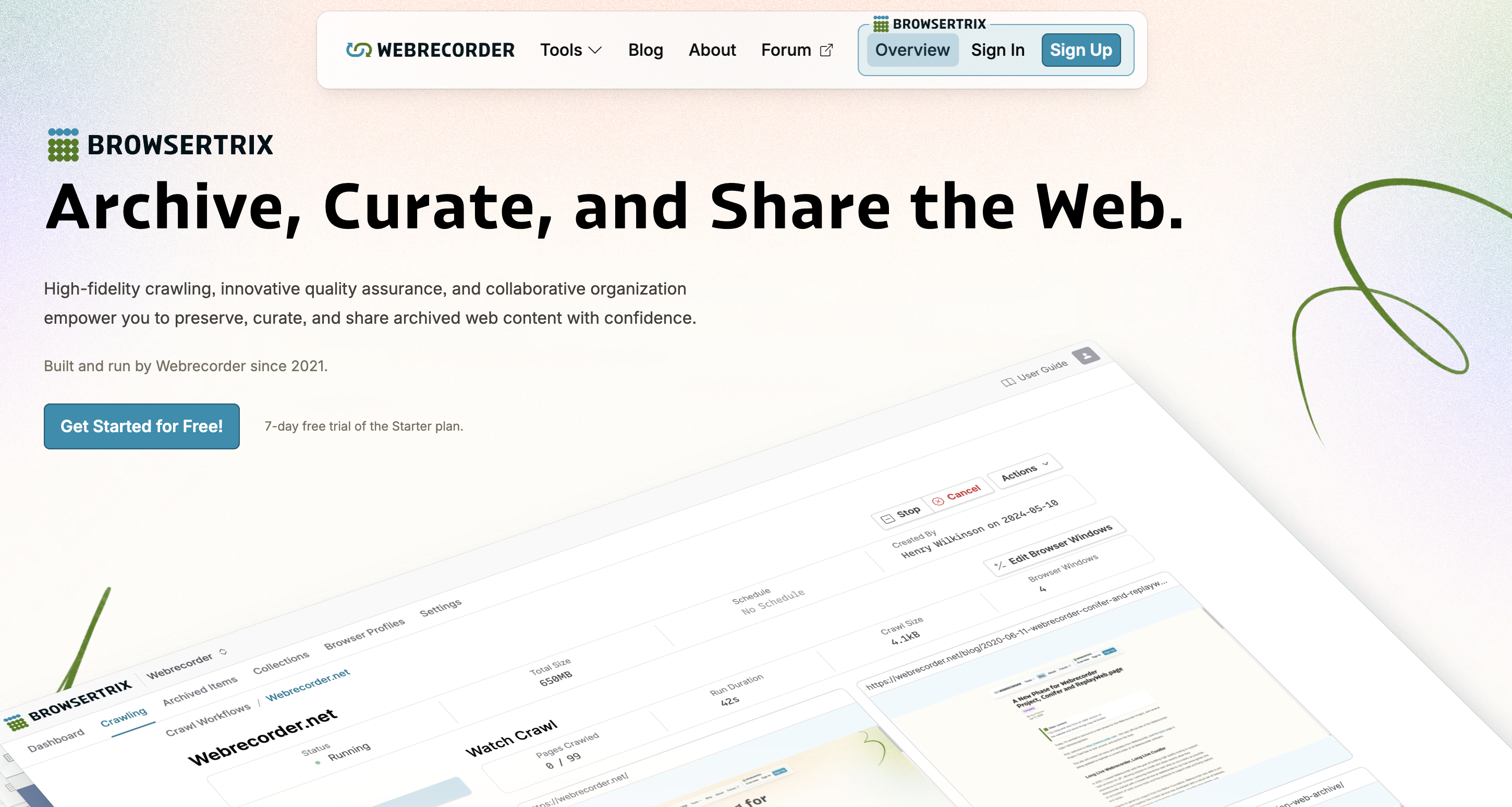 BrowserTrix screenshot