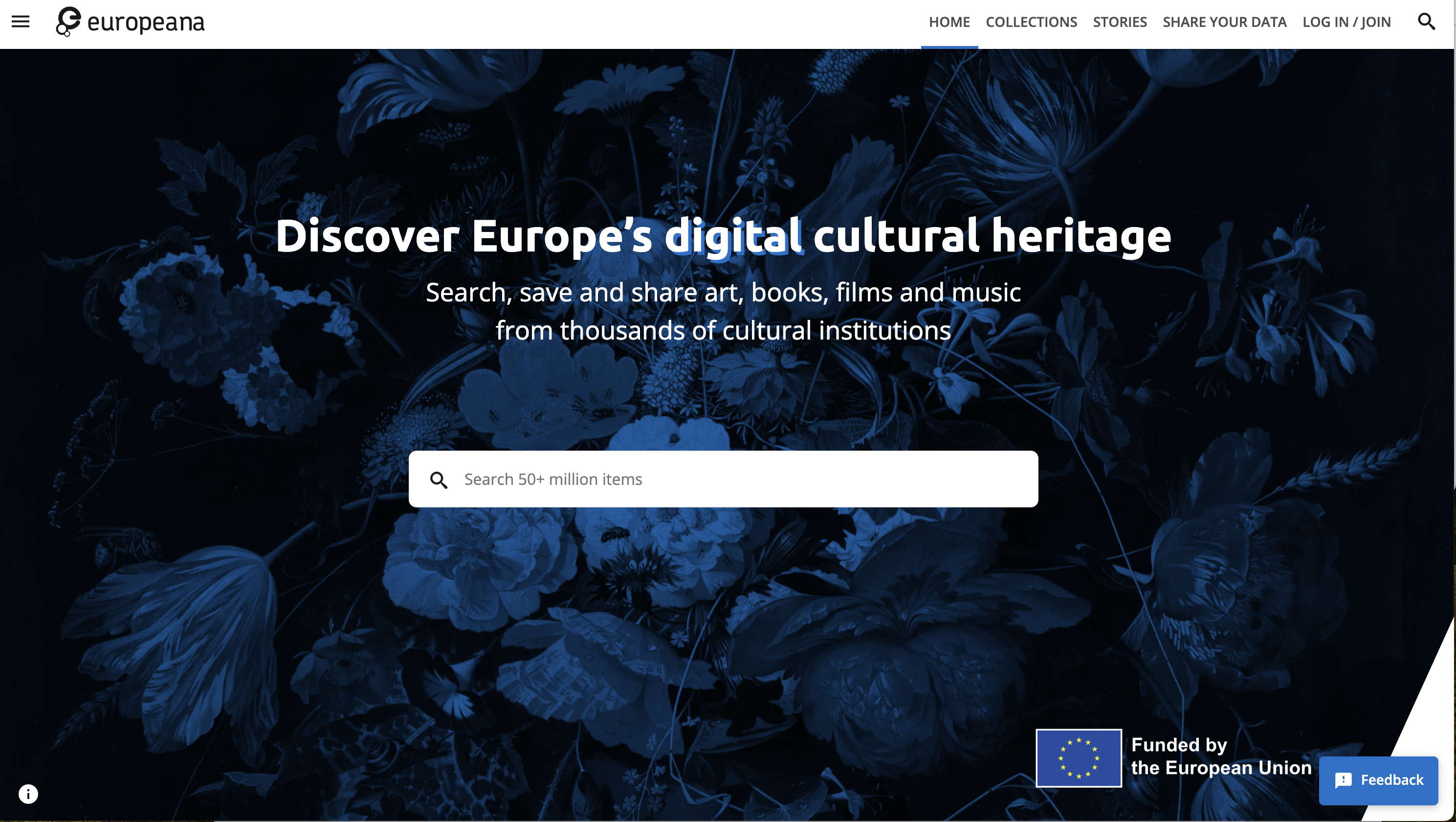 Europeana screenshot