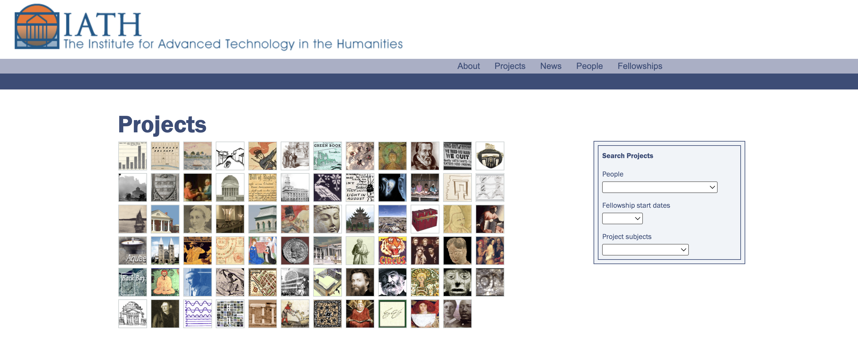 IATH Projects screenshot