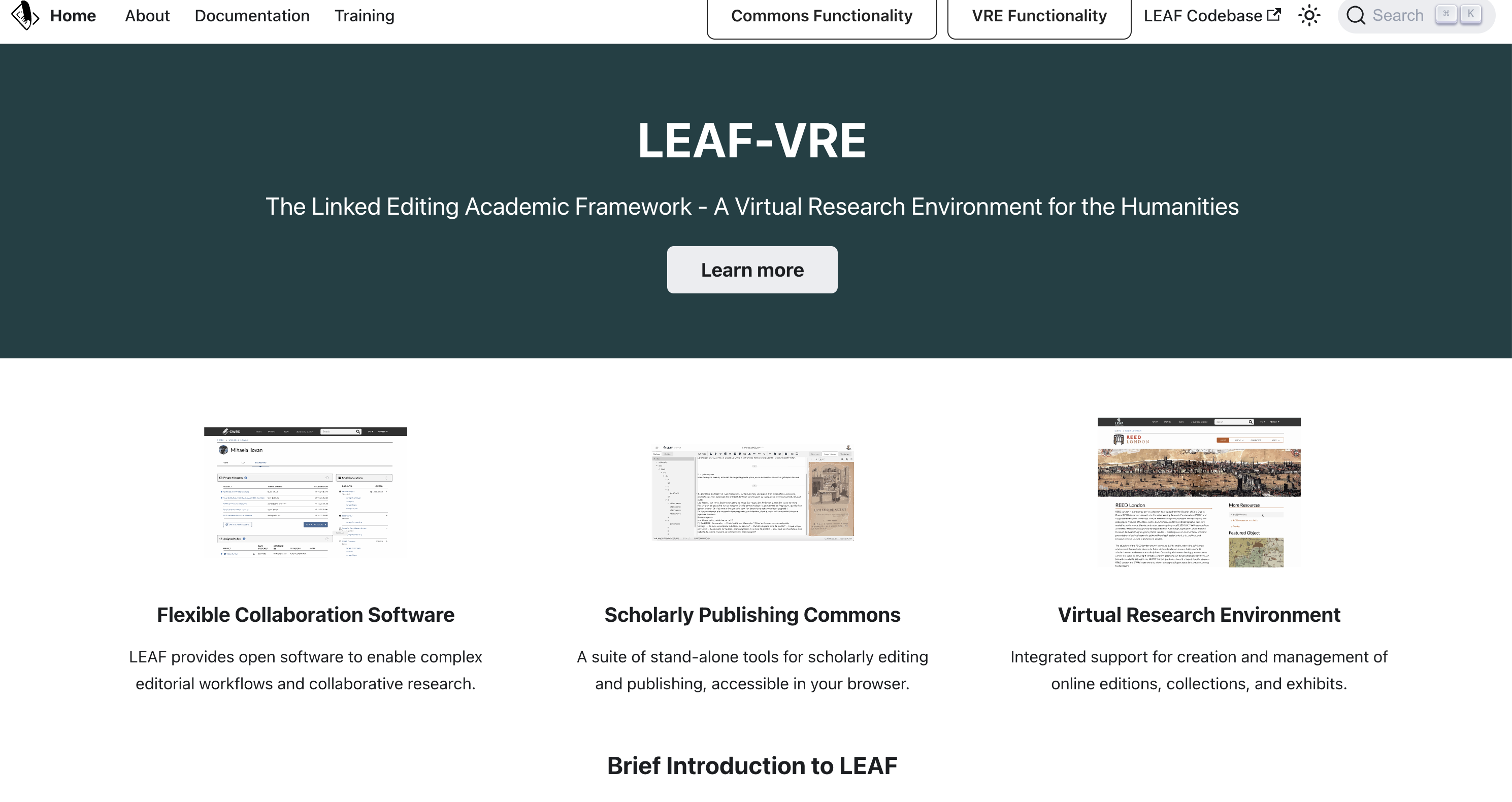 LEAF-VRE screenshot