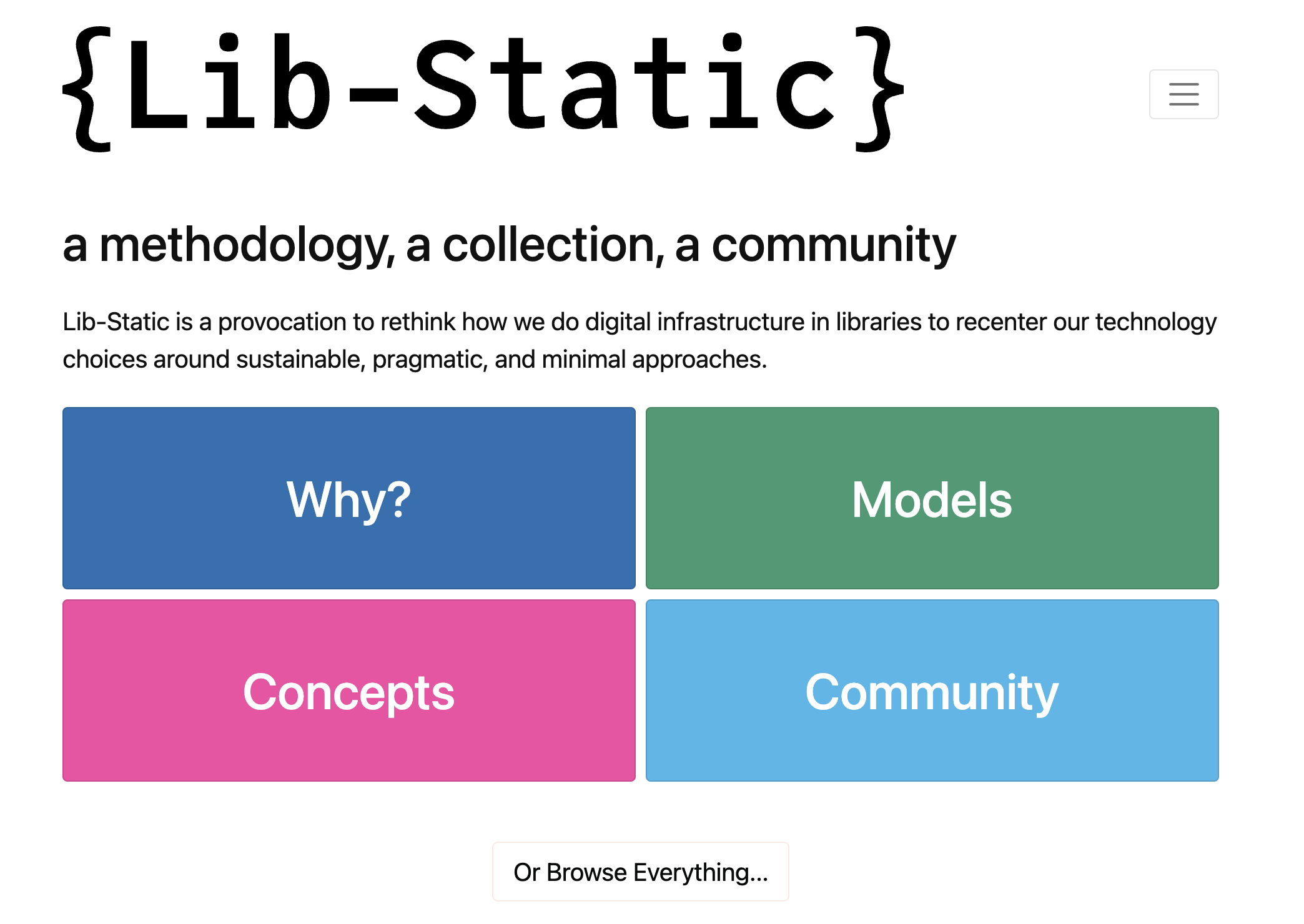 LibStatic screenshot