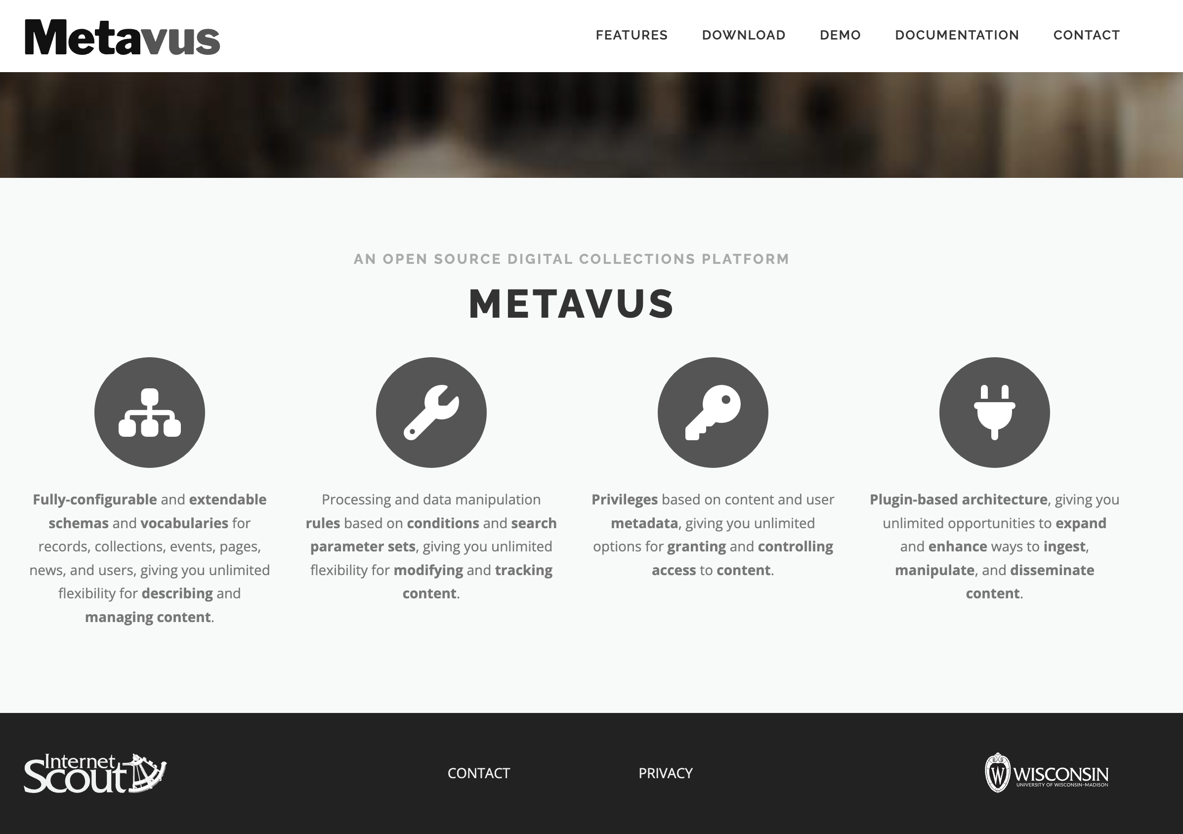 Metavus screenshot