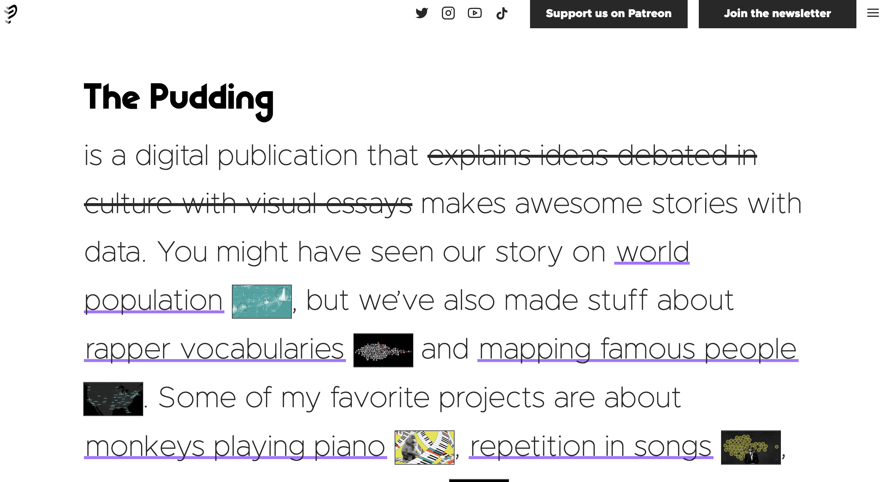 The Pudding screenshot