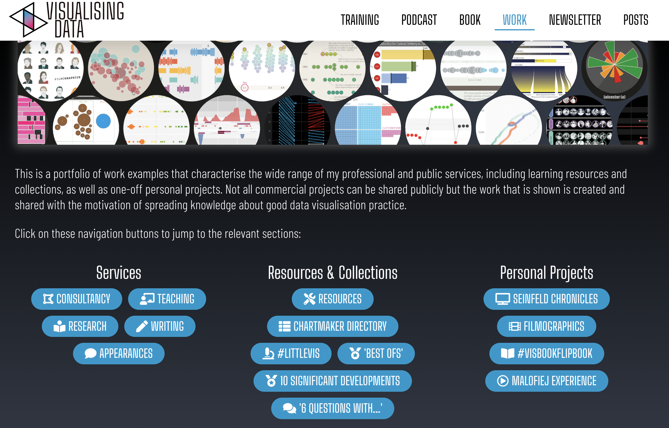Visualizing Data screenshot
